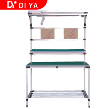 DY-B605 Stainless Steel Pipe Workbench Assembly Line Industrial Worktable